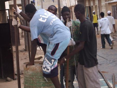 preparation du gamou prevu le 09/Aout 2008