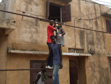 preparation du gamou prevu le 09/Aout 2008