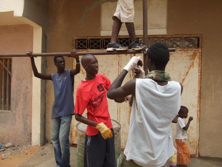 preparation du gamou prevu le 09/Aout 2008